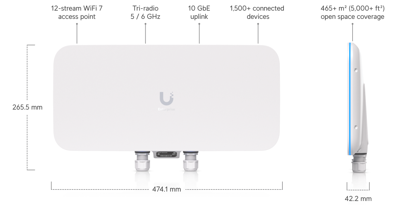 Ubiquiti E7-Audience WiFi 7 Access Point — 2
