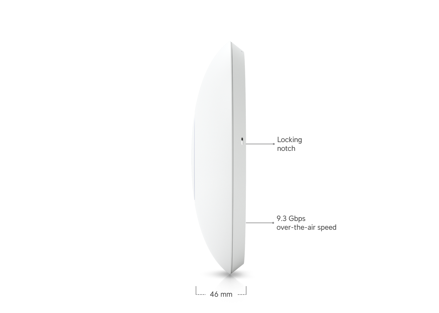 Ubiquiti U7-Pro-Max WiFi 7 6GHz 2.5Gbps Indoor Access Point — 3