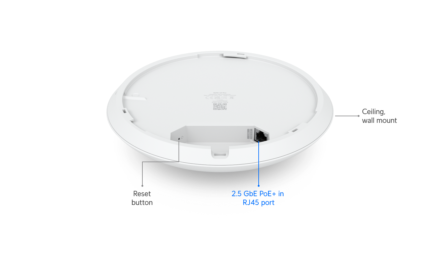 Ubiquiti U7-Pro-Max WiFi 7 6GHz 2.5Gbps Indoor Access Point — 4