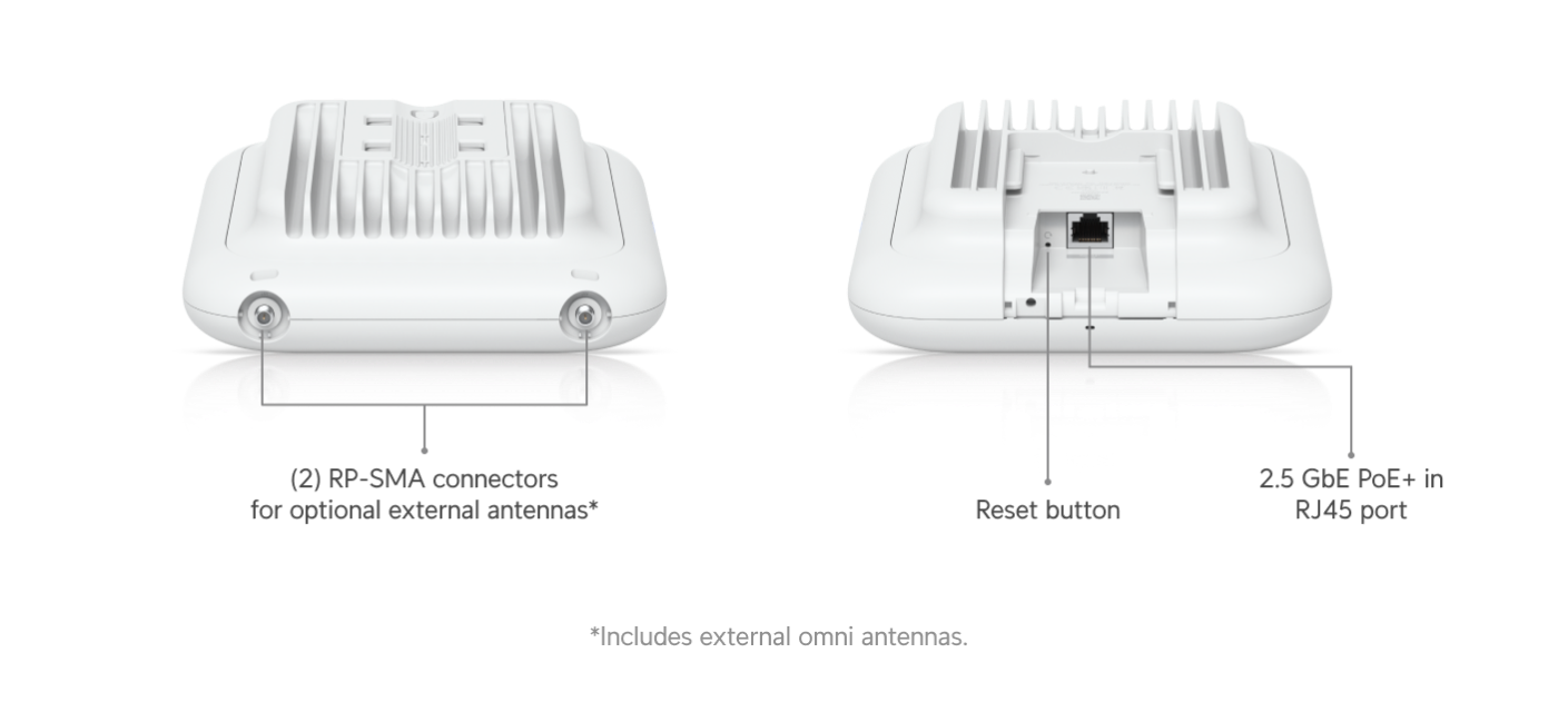 Ubiquiti U7-Pro-Outdoor WiFi 7 Tri-Band 2.5 GbE PoE+ IP67 — 3