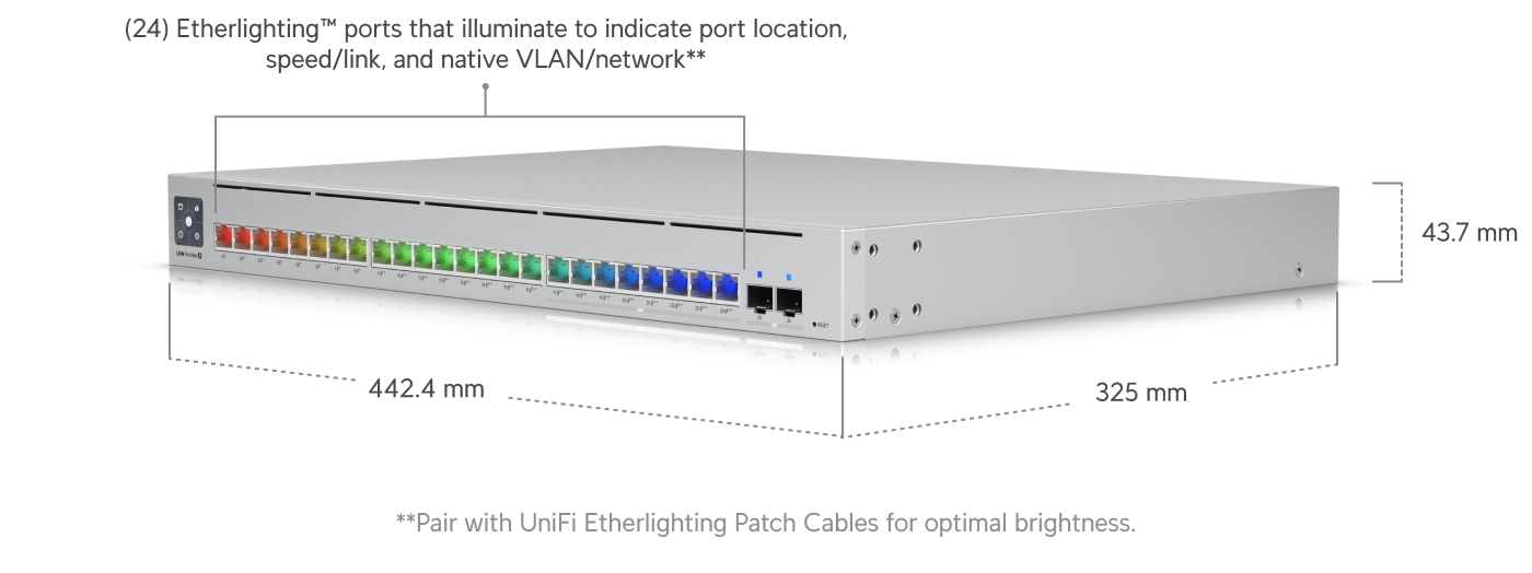 Ubiquiti USW-Pro-Max-24-PoE 24-Port PoE++ Switch — 3