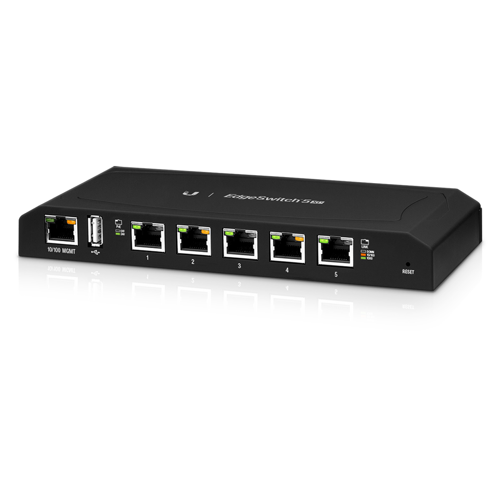 Ubiquiti ES-5XP 5 Port Gigabit Yönetilebilir PoE Switch — 1