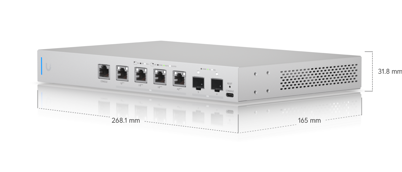 Ubiquiti US-XG-6POE UniFi Switch 4x 10GbE PoE++ 2x SFP+ — 3