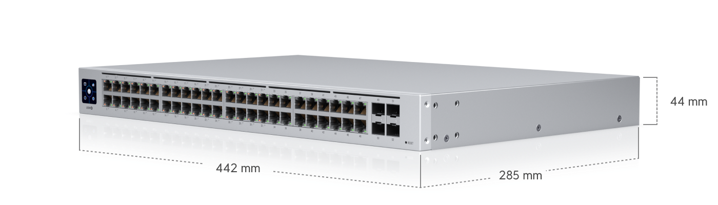 Ubiquiti USW-48-POE 48-Port Gigabit PoE+ Switch — 3