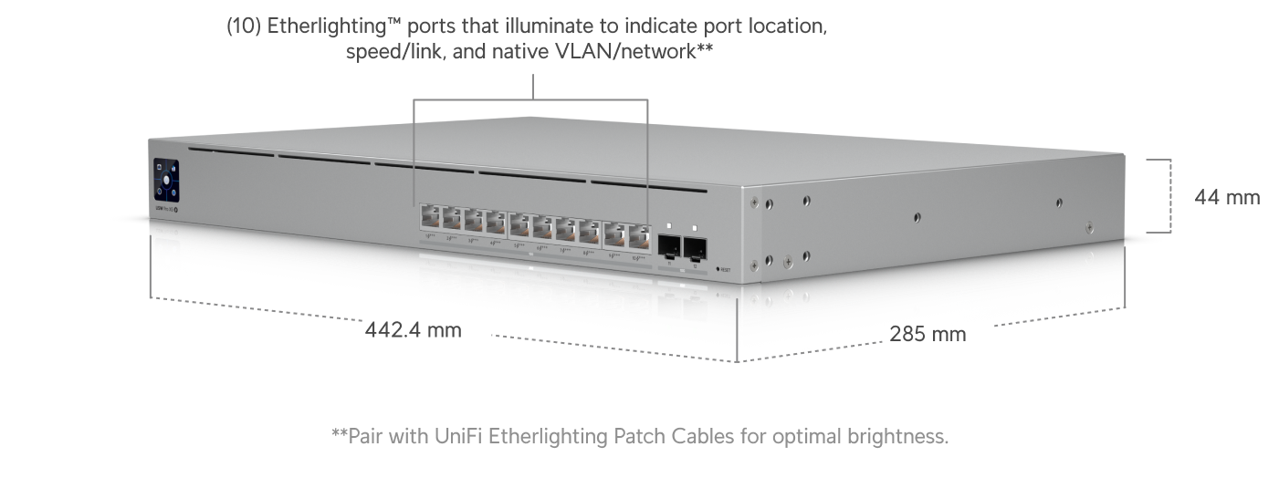 Ubiquiti USW-Pro-XG-10-PoE 10G PoE+++ Yönetilebilir Switch — 3