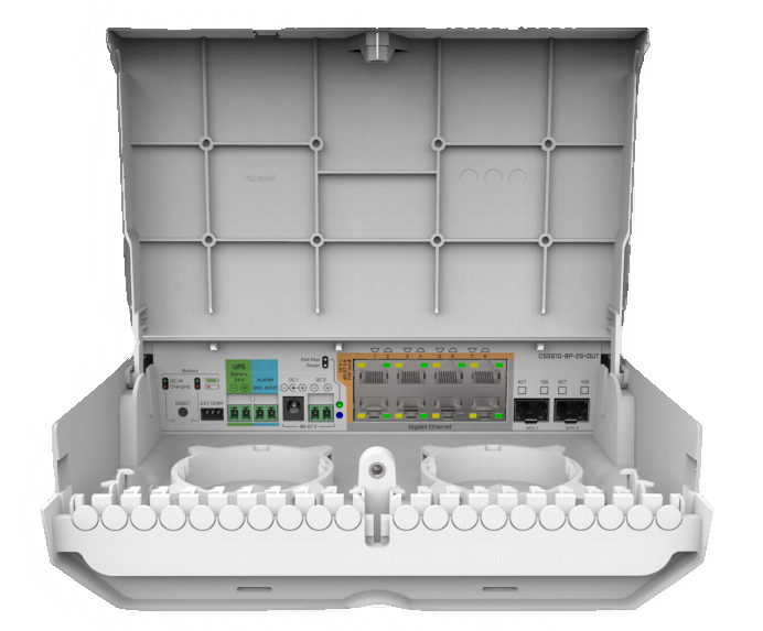 MikroTik CSS610-1Gi-7R-2S+OUT Outdoor Switch — 1
