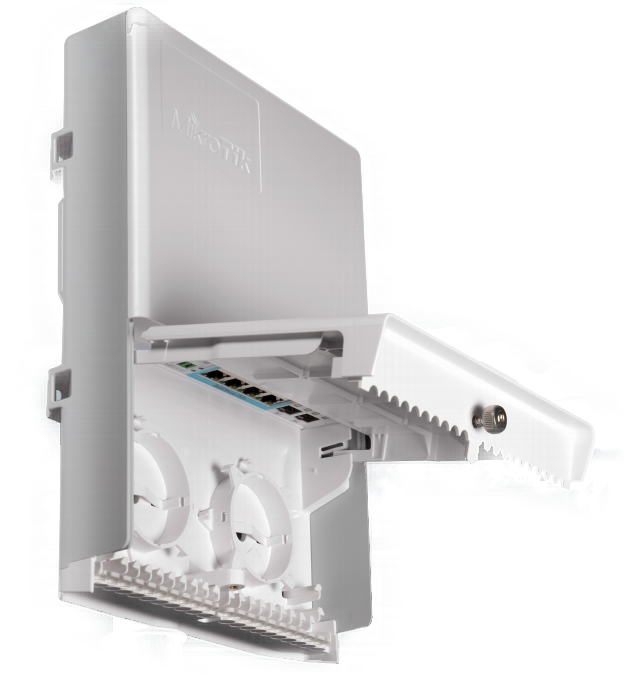 MikroTik CSS610-1Gi-7R-2S+OUT Outdoor Switch — 2