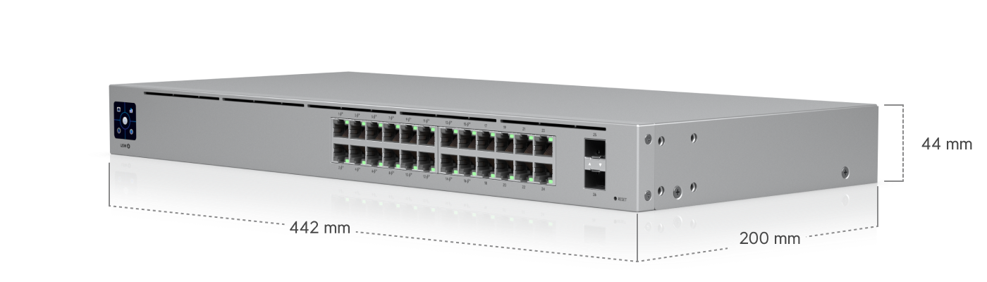 Ubiquiti USW-24-POE 24-Port Gigabit PoE+ Switch — 3