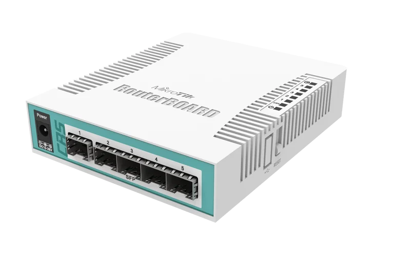 MikroTik CRS106-1C-5S 5-Port SFP + 1 Combo Switch — 1