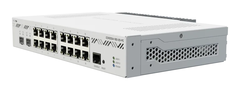 MikroTik CCR2004-16G-2S+PC Sessiz Bulut Çekirdek Yönlendirici — 3