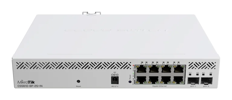 MikroTik CSS610-8P-2S+IN Yönetilebilir PoE Switch — 2