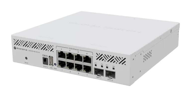 MikroTik CRS310-8G+2S+IN Yönetilebilir Switch — 2