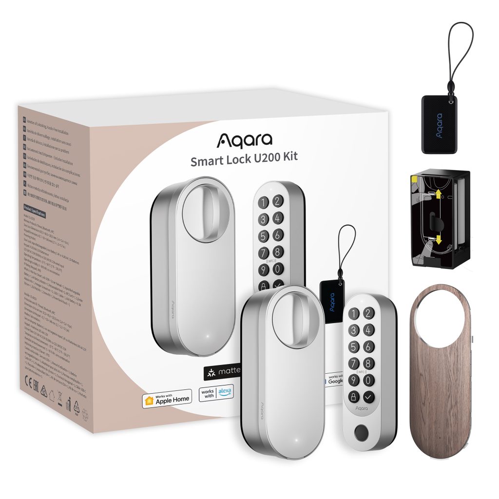 Aqara Smart Lock U200 Kit (EL-D02D, Beyaz) - Retrofit Akıllı Kilit — 2