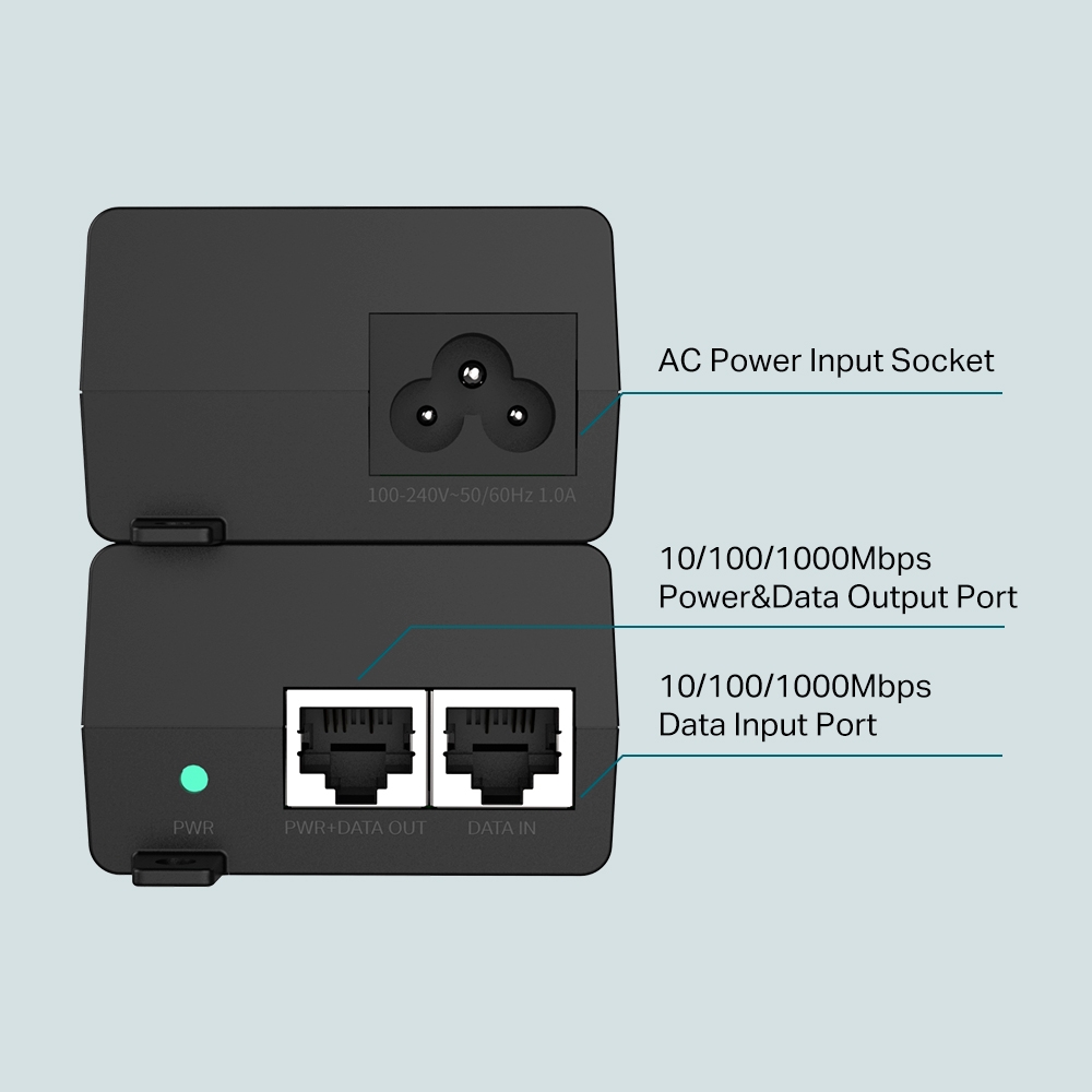 TP-LINK TL-POE160S PoE+ Enjektör, 30W, Gigabit — 3
