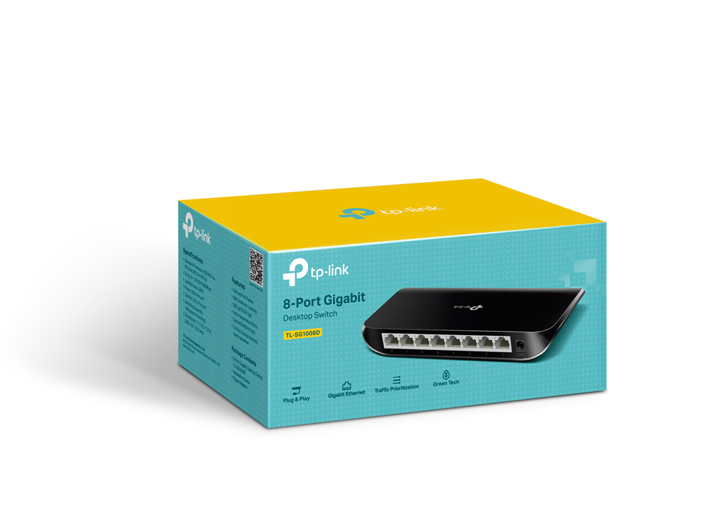 TP-Link TL-SG1008D 8-Port Gigabit Unmanaged Switch — 7