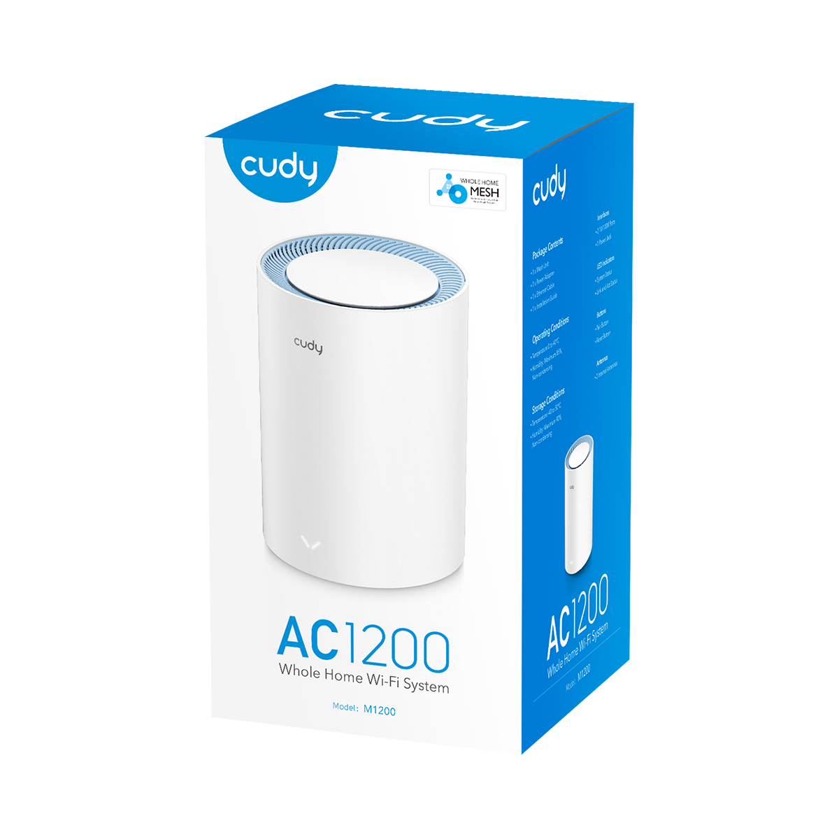 CUDY M1200 AC1200 Wi-Fi Mesh Sistemi (1-Pack) — 4