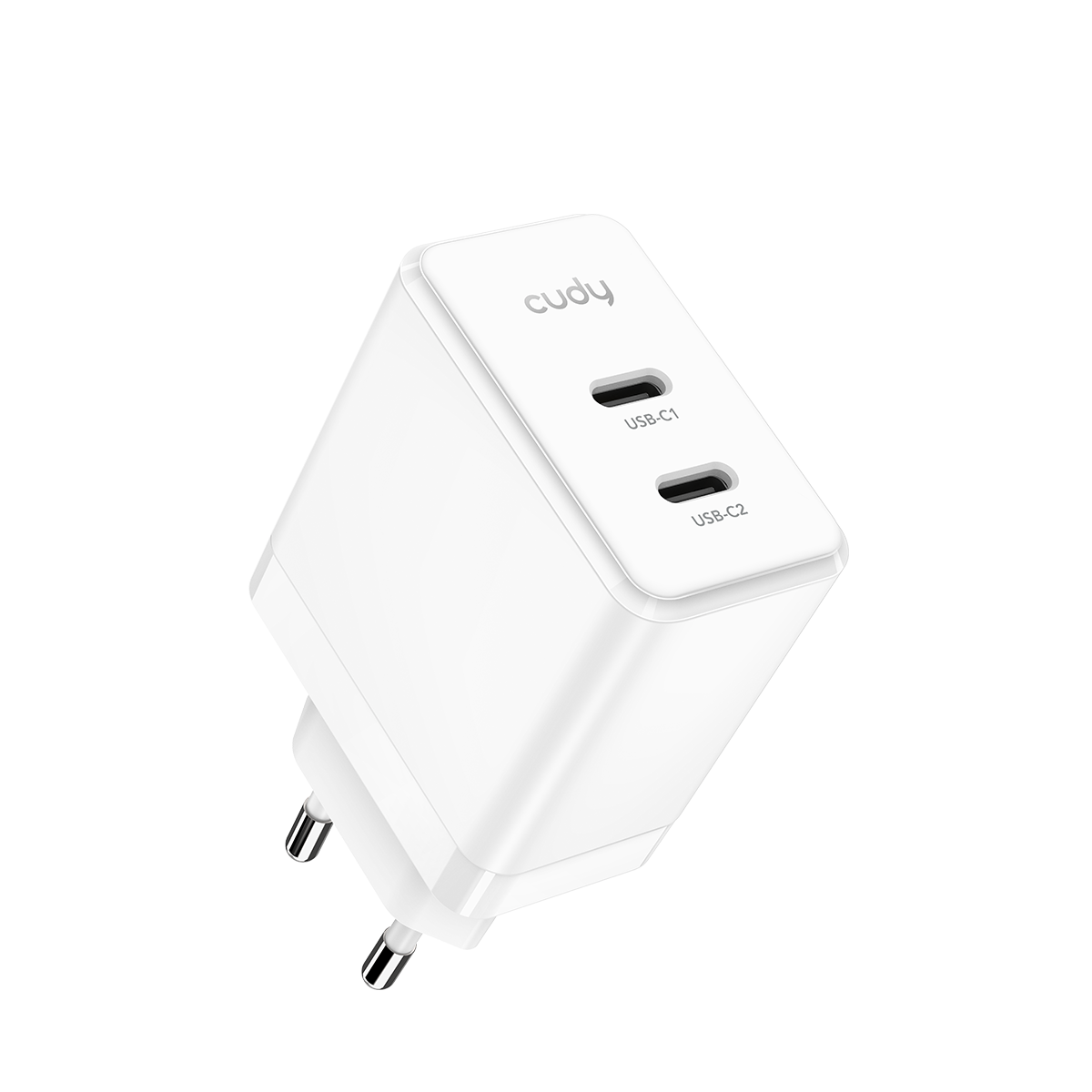 Cudy CH40EU - 2-Port 40W USB-C GaN Şarj Cihazı — 1