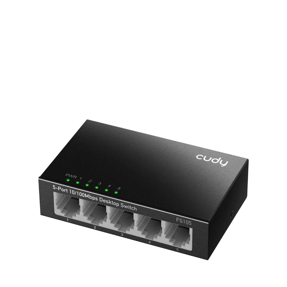 CUDY FS105 5-Port 10/100 Mbps Metal Switch — 2