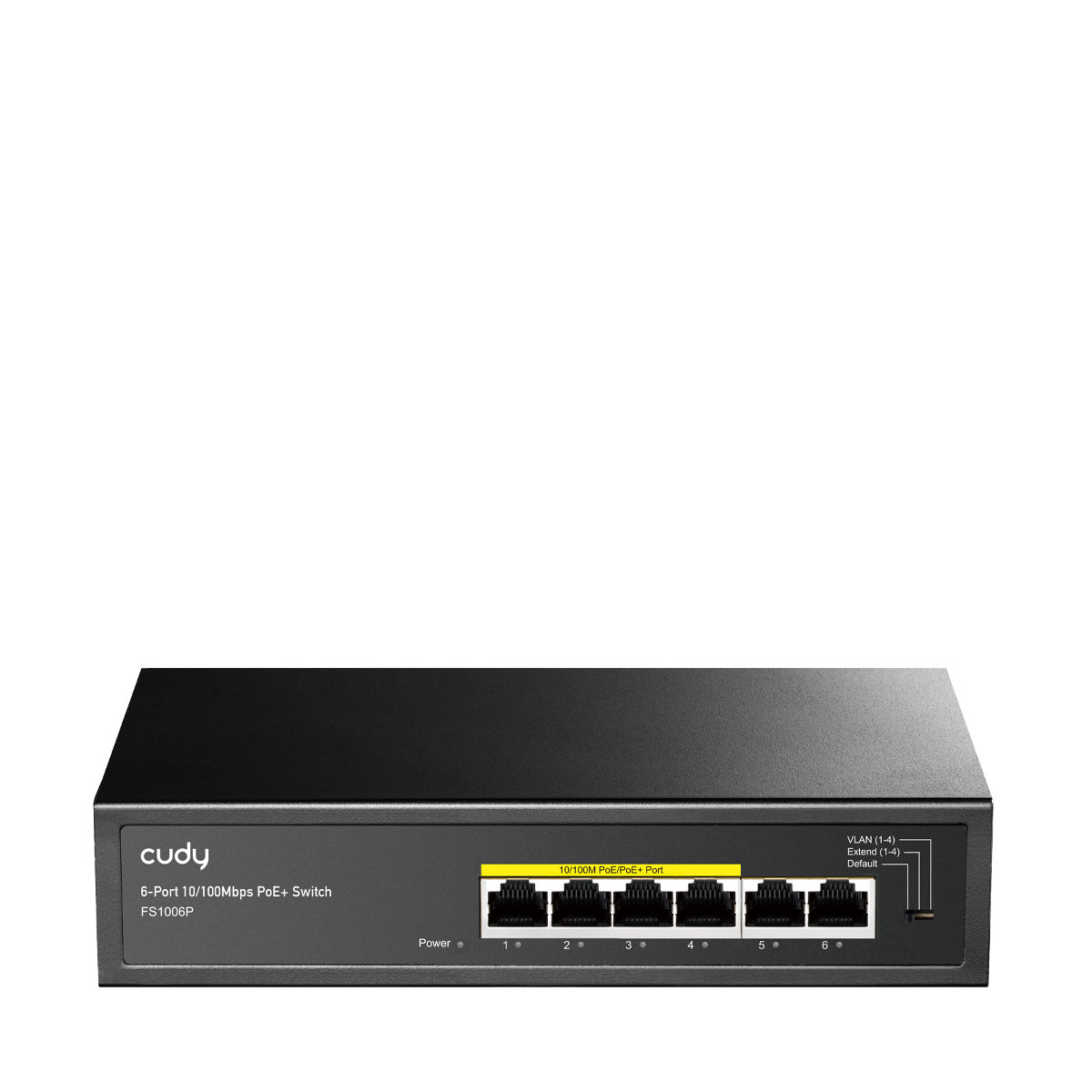 CUDY FS1006P 6 Port 10/100M PoE+ Switch 65W — 1