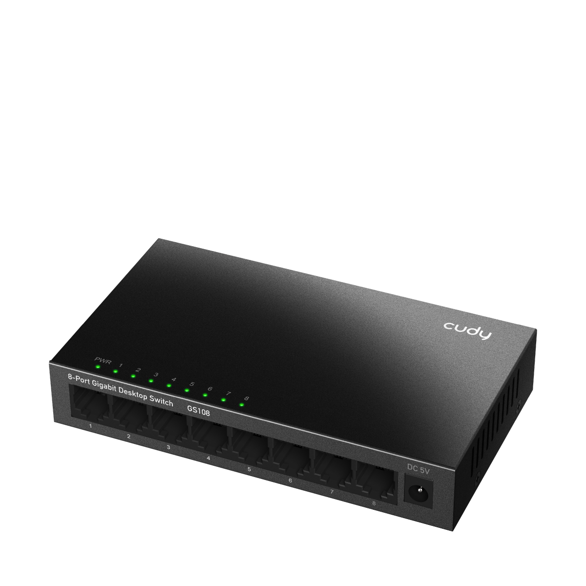 Cudy GS108U - 8-Port Gigabit Switch with USB-C Power — 2