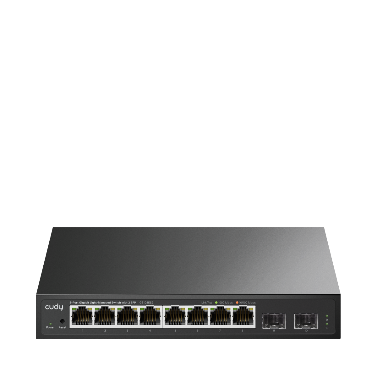 Cudy GS108ES2 - 8 Port Gigabit Light Managed Switch 2 SFP — 1