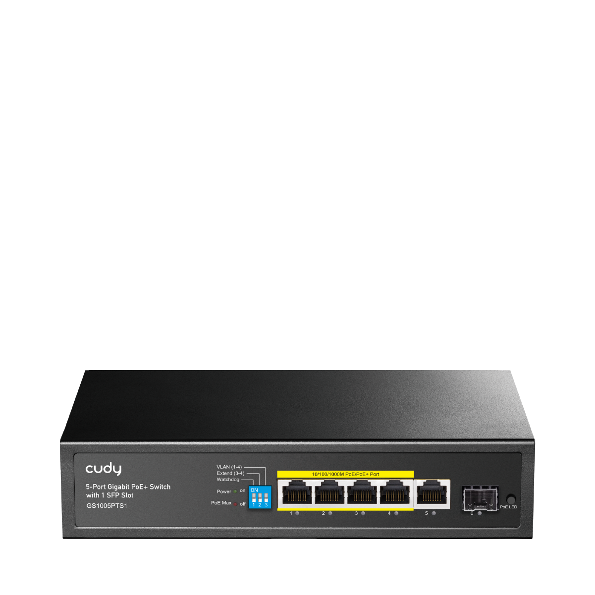 Cudy IG1005EPS1 - 5 Port Gigabit Endüstriyel PoE+ Switch — 1