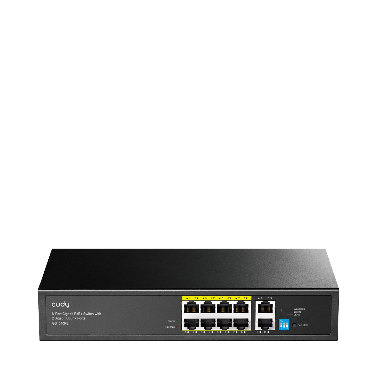 Cudy GS1010PE - 8-Port Gigabit PoE+ Switch 120W — 1