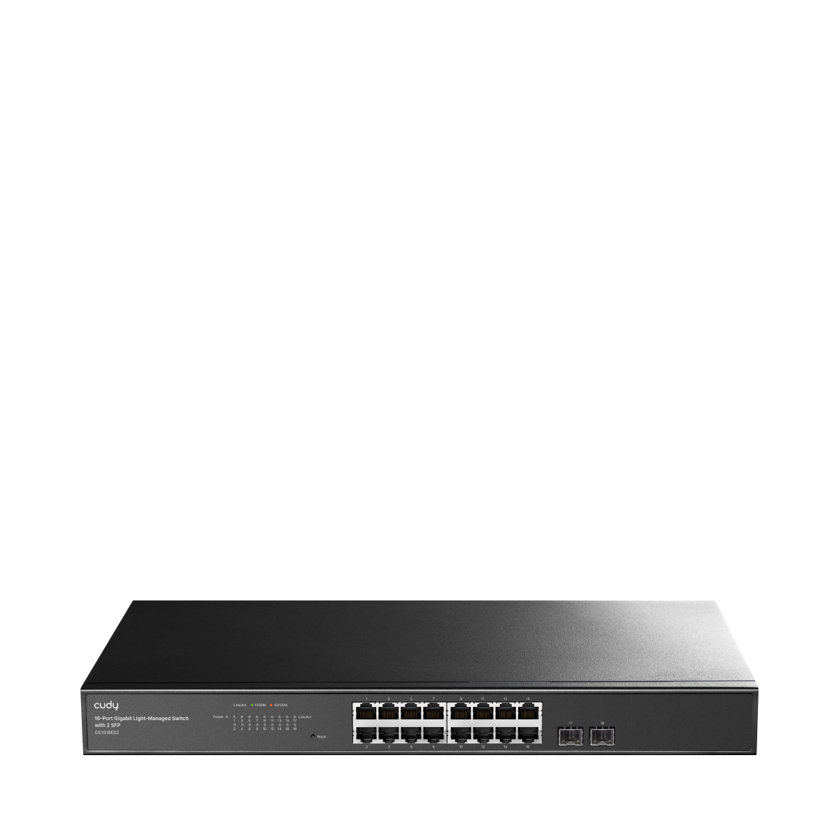 Cudy GS1016ES2 - 16 Port Gigabit Light Managed Switch 2 SFP — 1
