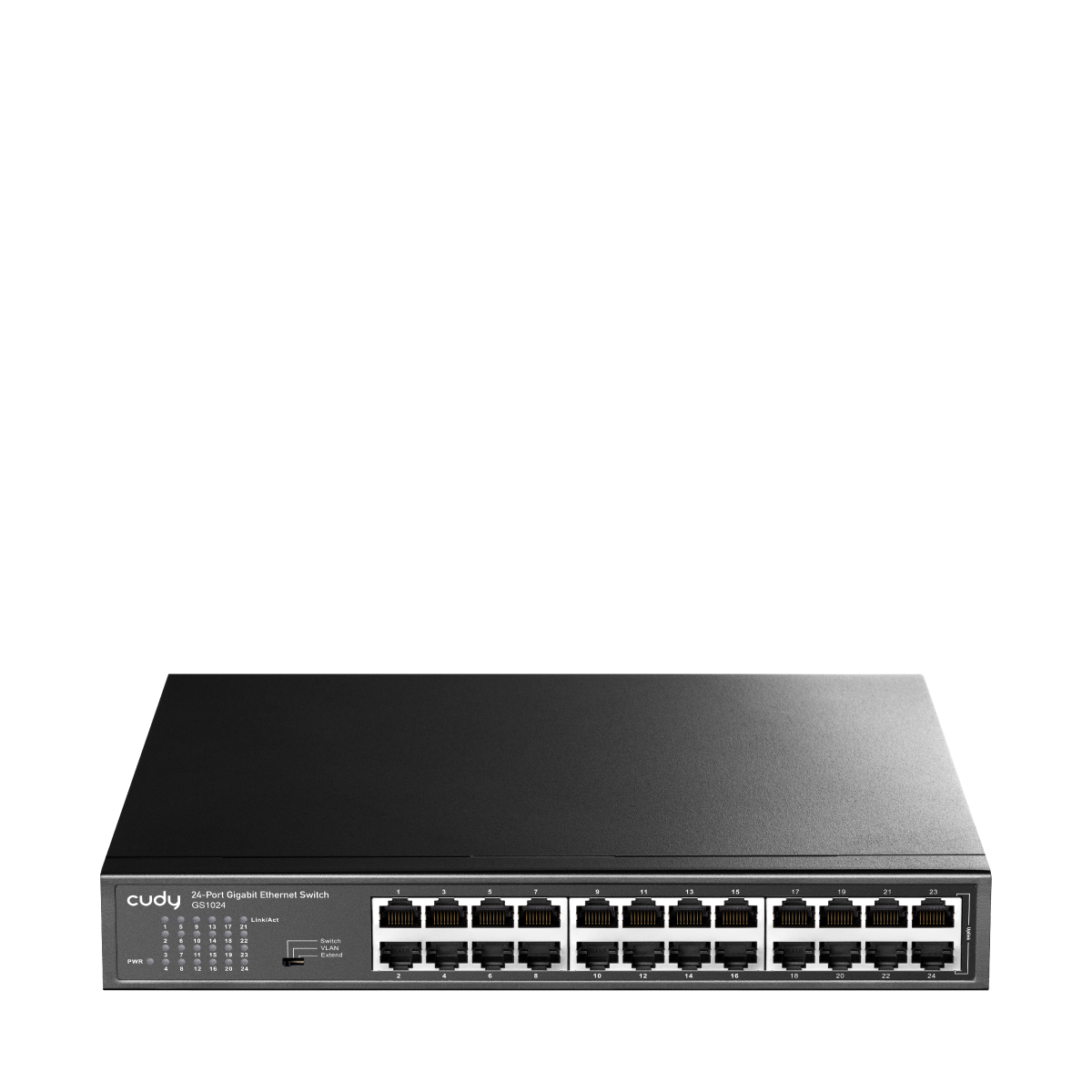 CUDY FS1024 - 24 Port 10/100 Mbps Metal Switch — 1