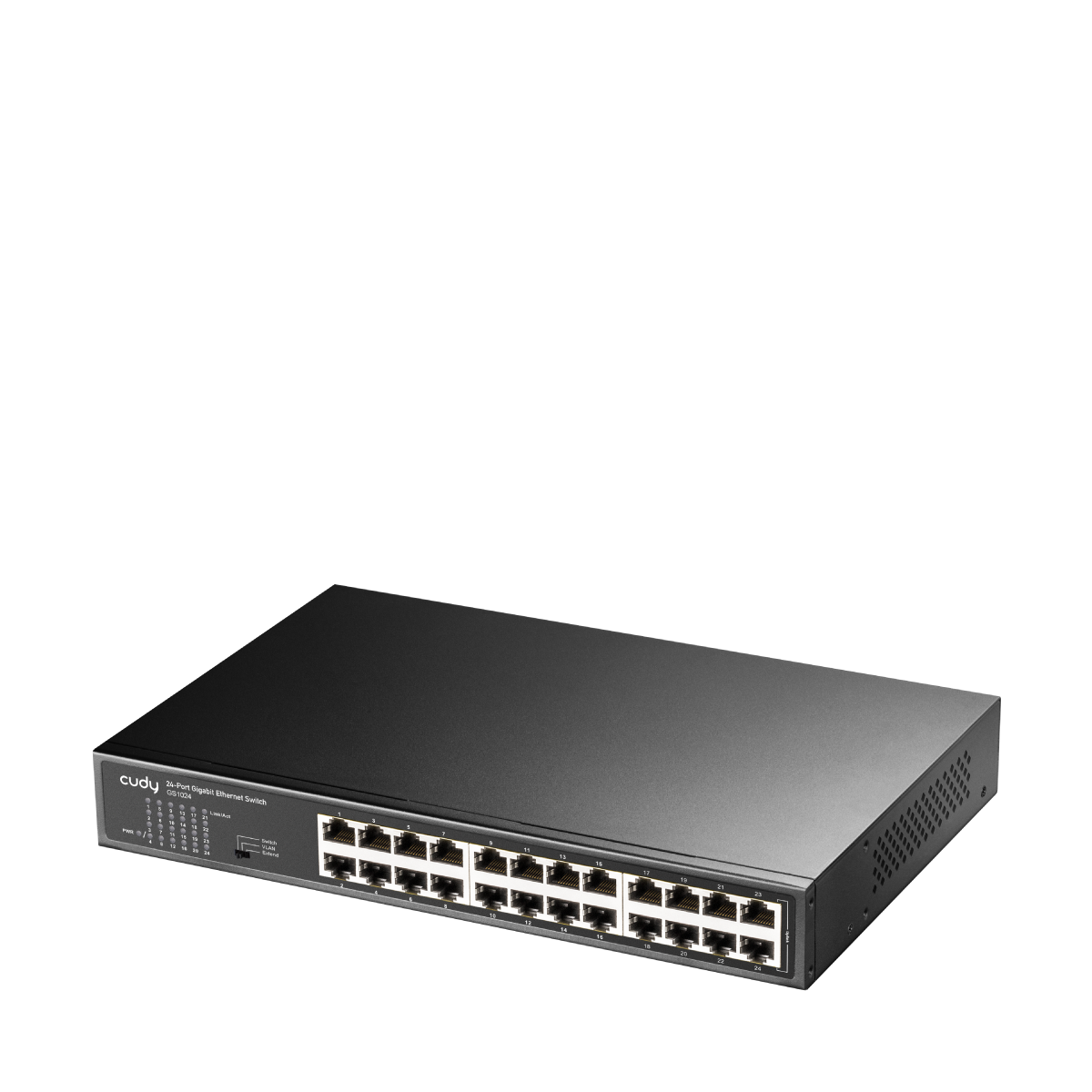 CUDY FS1024 - 24 Port 10/100 Mbps Metal Switch — 3