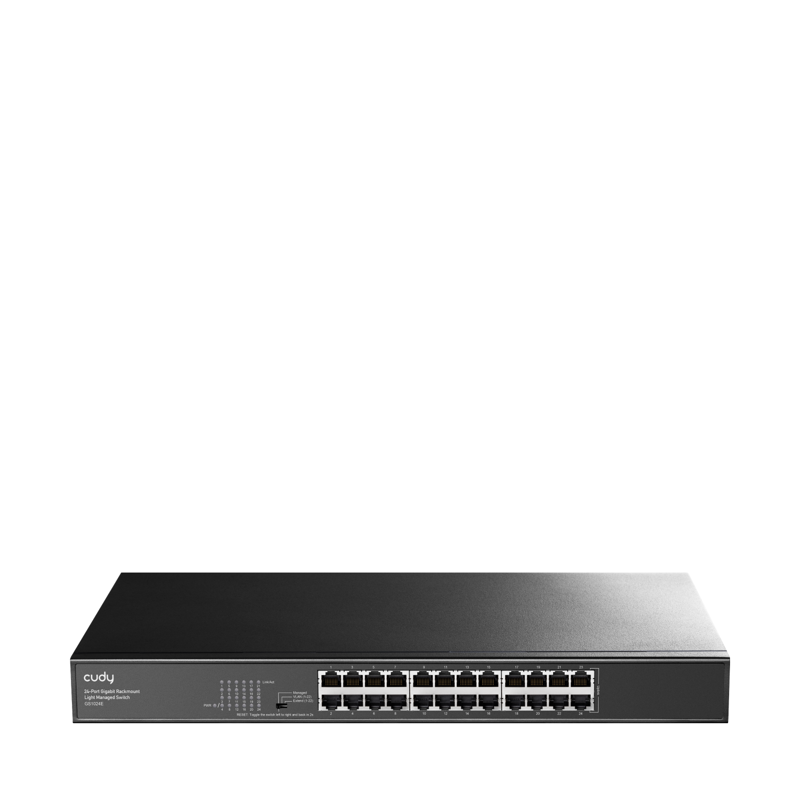 Cudy GS1024E - 24-Port Gigabit Rackmount Light Managed Switch — 1