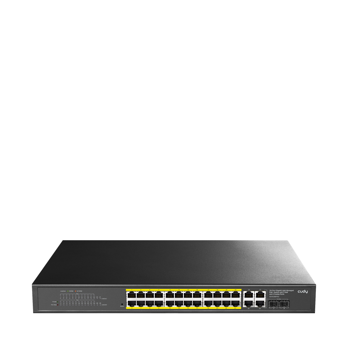 Cudy GS1028EPS2 - 24 Port Gigabit PoE+ Switch 300W — 1