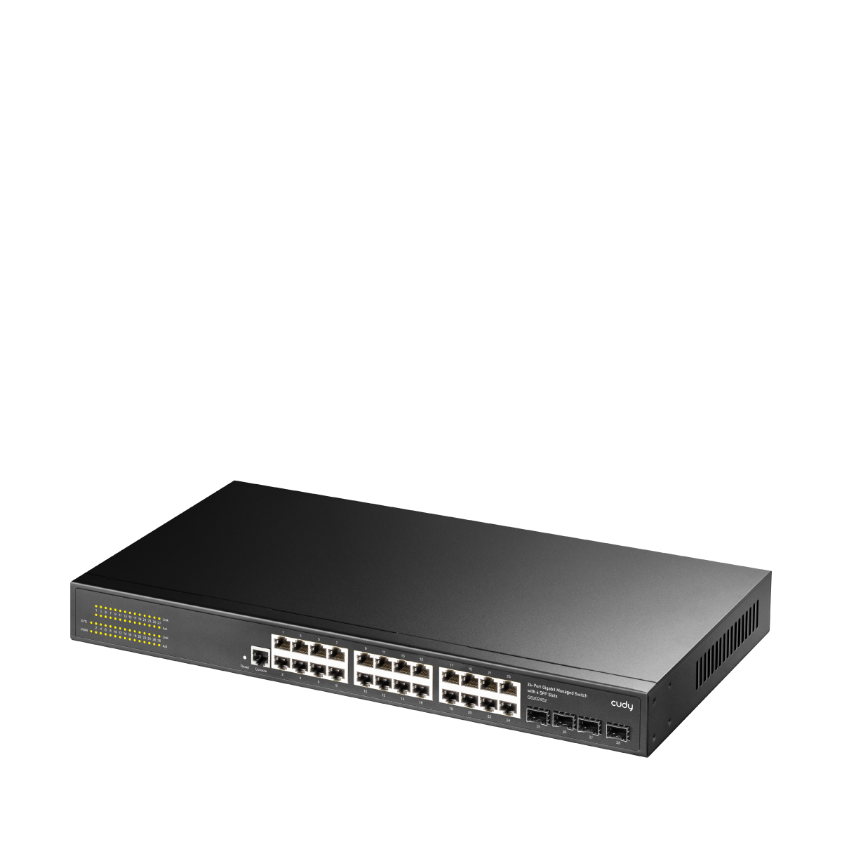 Cudy GS2024S2 - 24 Port Gigabit Yönetilebilir Switch — 2