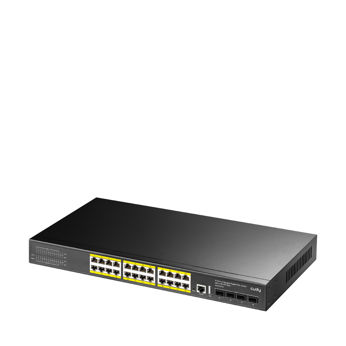 Cudy GS5024S4 - 24 Port Gigabit Layer 3 Yönetilebilir Switch — 2