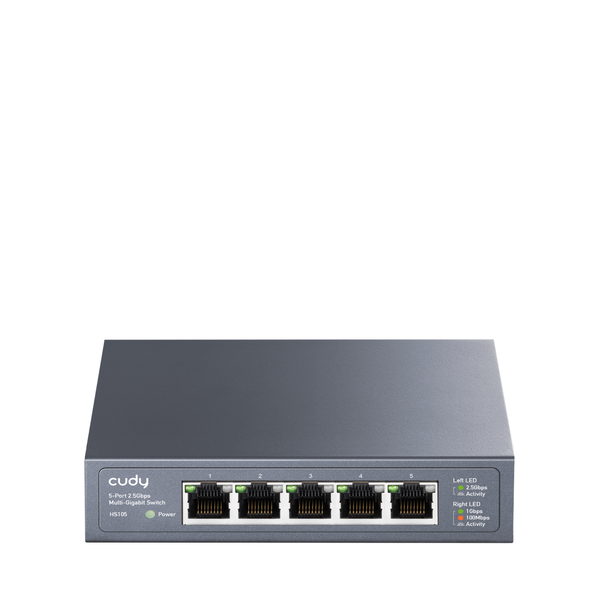 Cudy HS105 - 5-Port 2.5G Metal Switch — 1