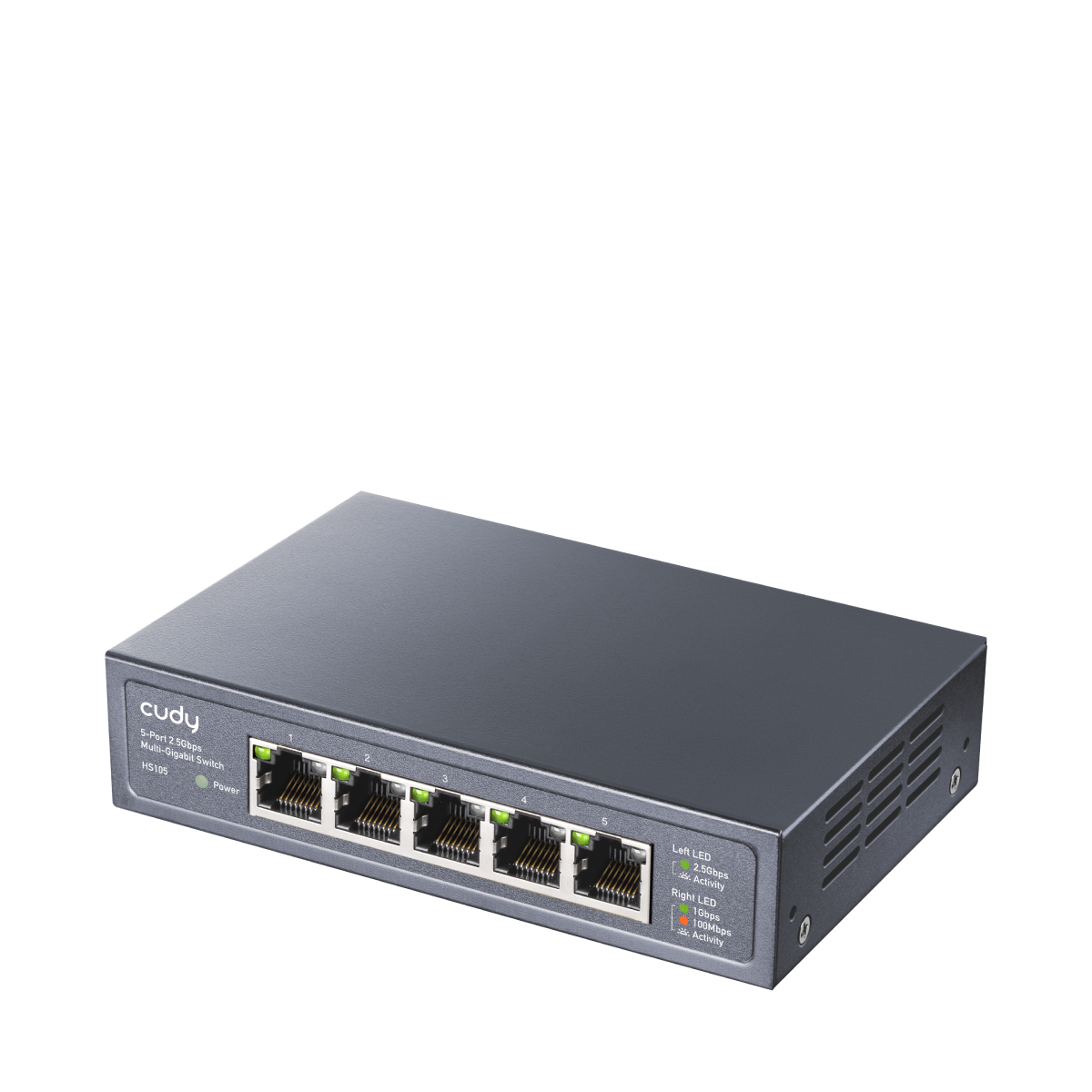 Cudy HS105 - 5-Port 2.5G Metal Switch — 2
