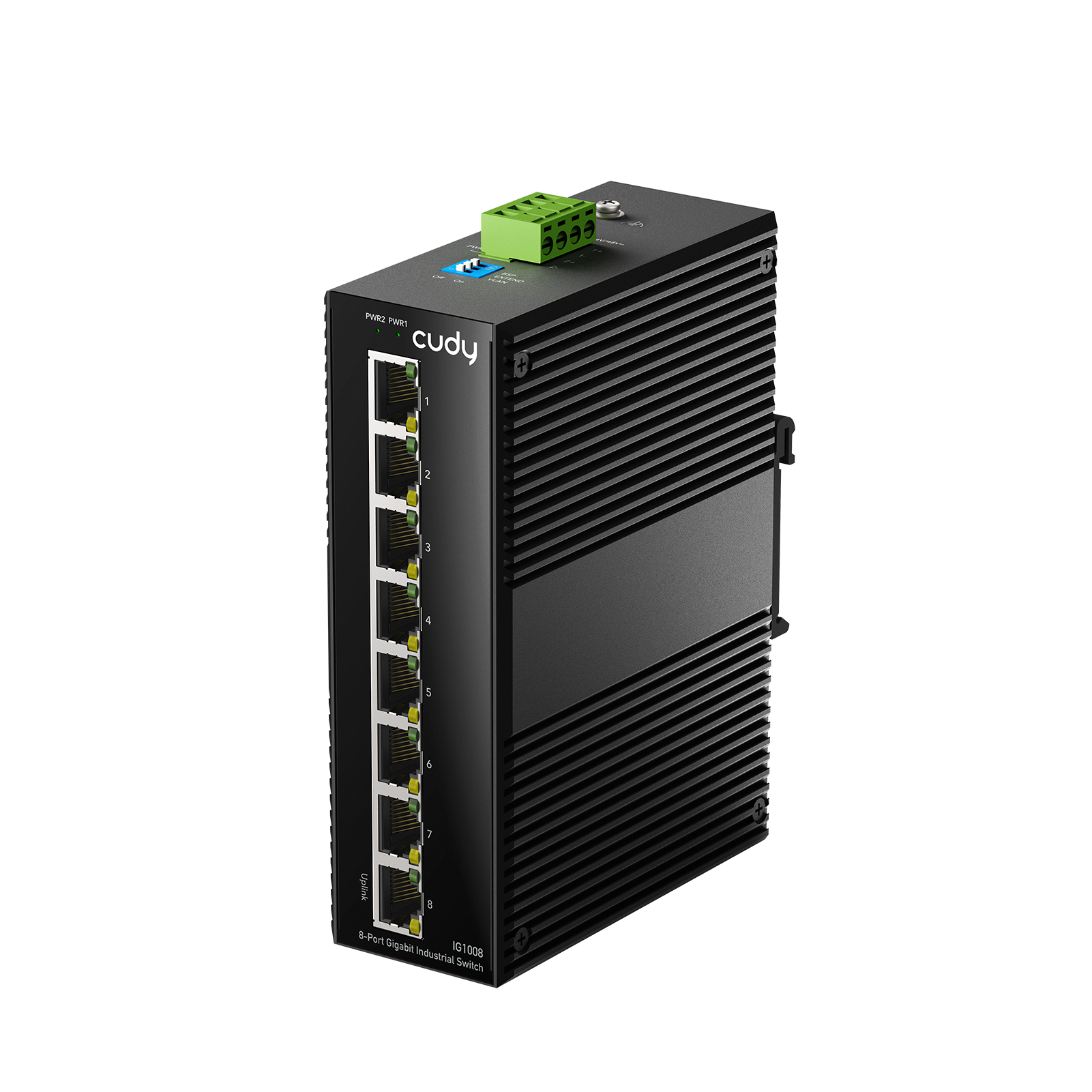Cudy IG1008 - 8-Port Gigabit Industrial Unmanaged Switch — 1