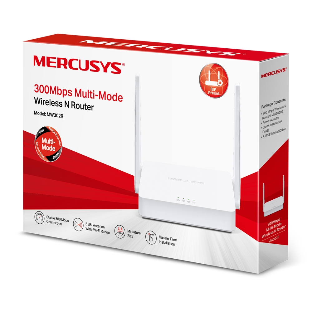 MERCUSYS MW302R 300 Mbps Multi-Mode Wi-Fi Router — 2