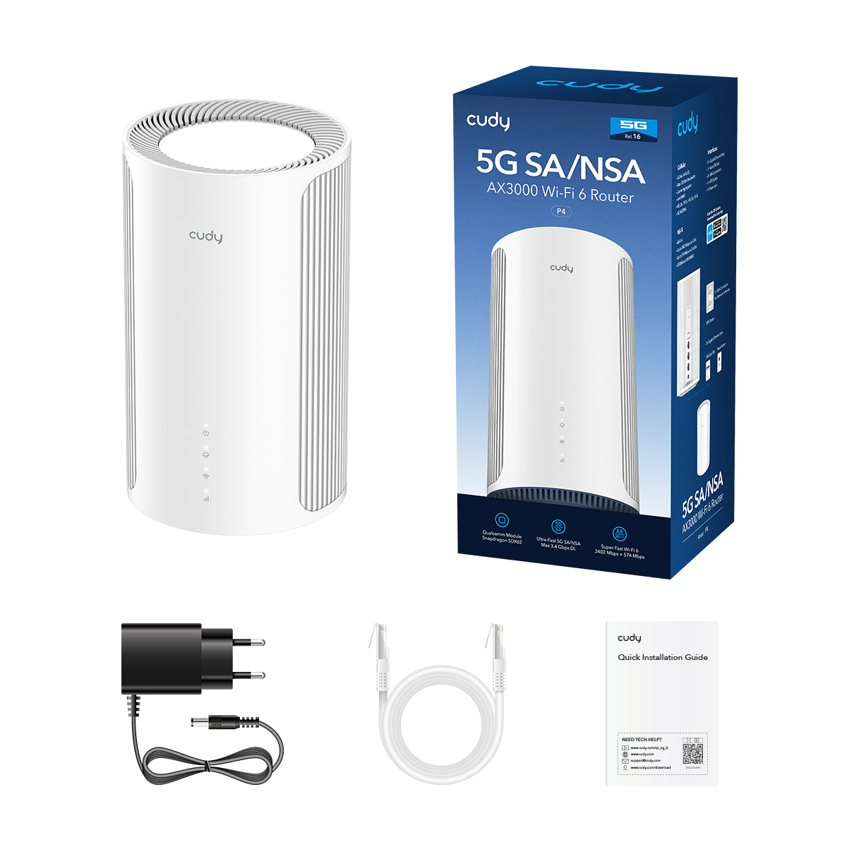 Cudy P4 AX3000 Wi-Fi 6 5G Router — 4