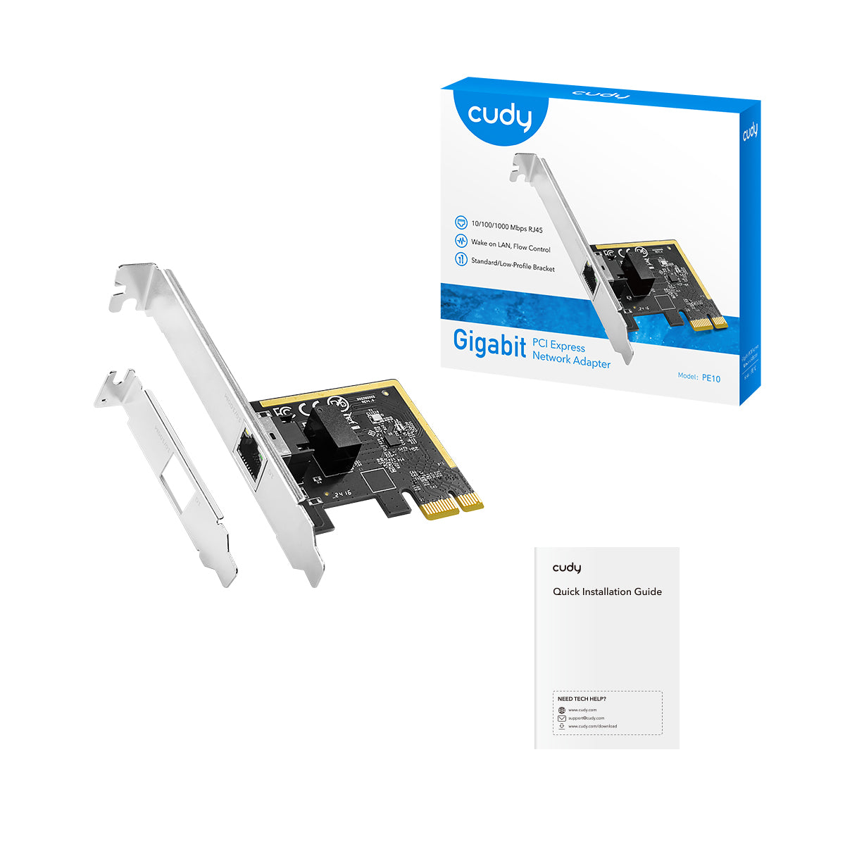 Cudy PE10 Gigabit PCI Express Network Adapter — 3