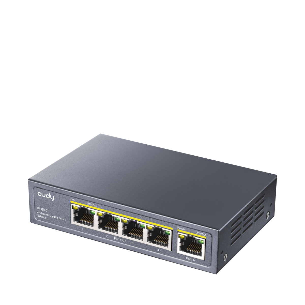 Cudy POE40 - 4-Channel Gigabit PoE++ Extender — 2