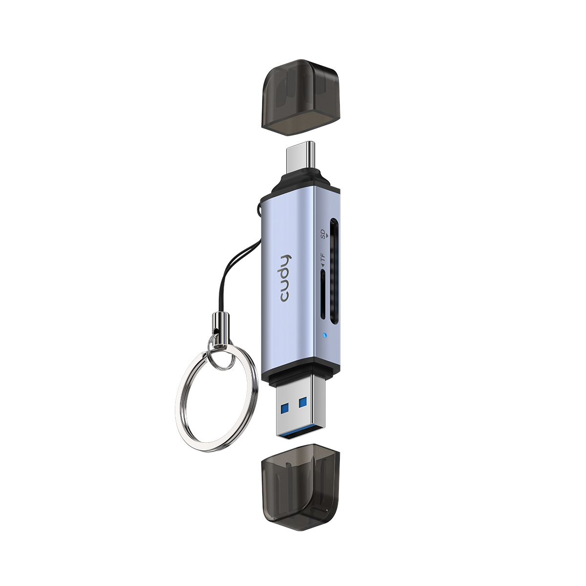 Cudy UH200 2'si 1 Arada USB 3.0 SD/TF Kart Okuyucu — 3