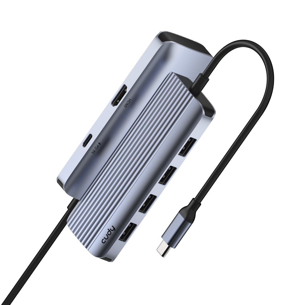 Cudy UH500 - 6-IN-1 USB-C Hub 4K HDMI Çoklayıcı — 2