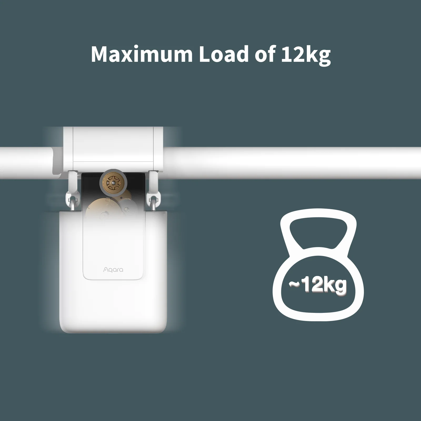 AQARA Curtain Driver E1 CM-M01 Rod Version Smart Curtain Motor — 4