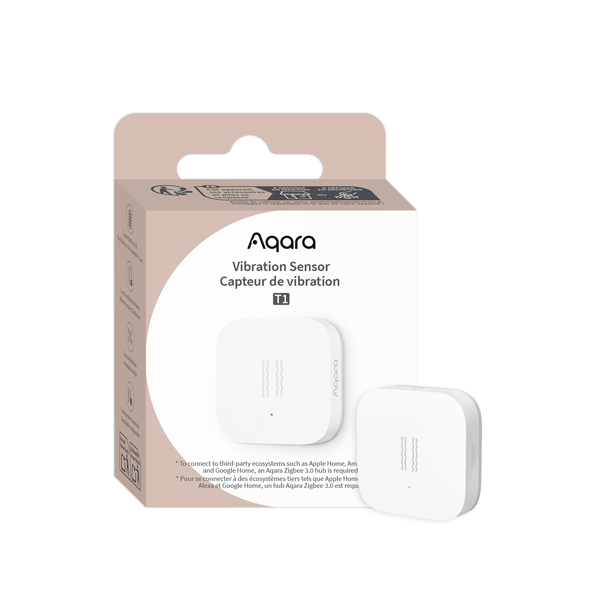 AQARA Vibration Sensor T1 (VB-S01D) - Titreşim Sensörü — 1