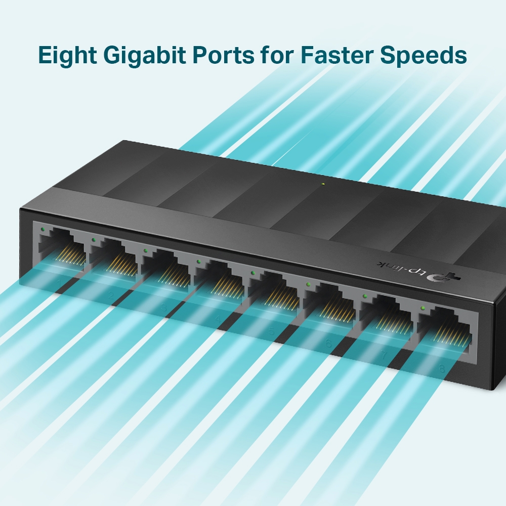 TP-LINK LS1008G 8-Port Gigabit Desktop Switch — 2