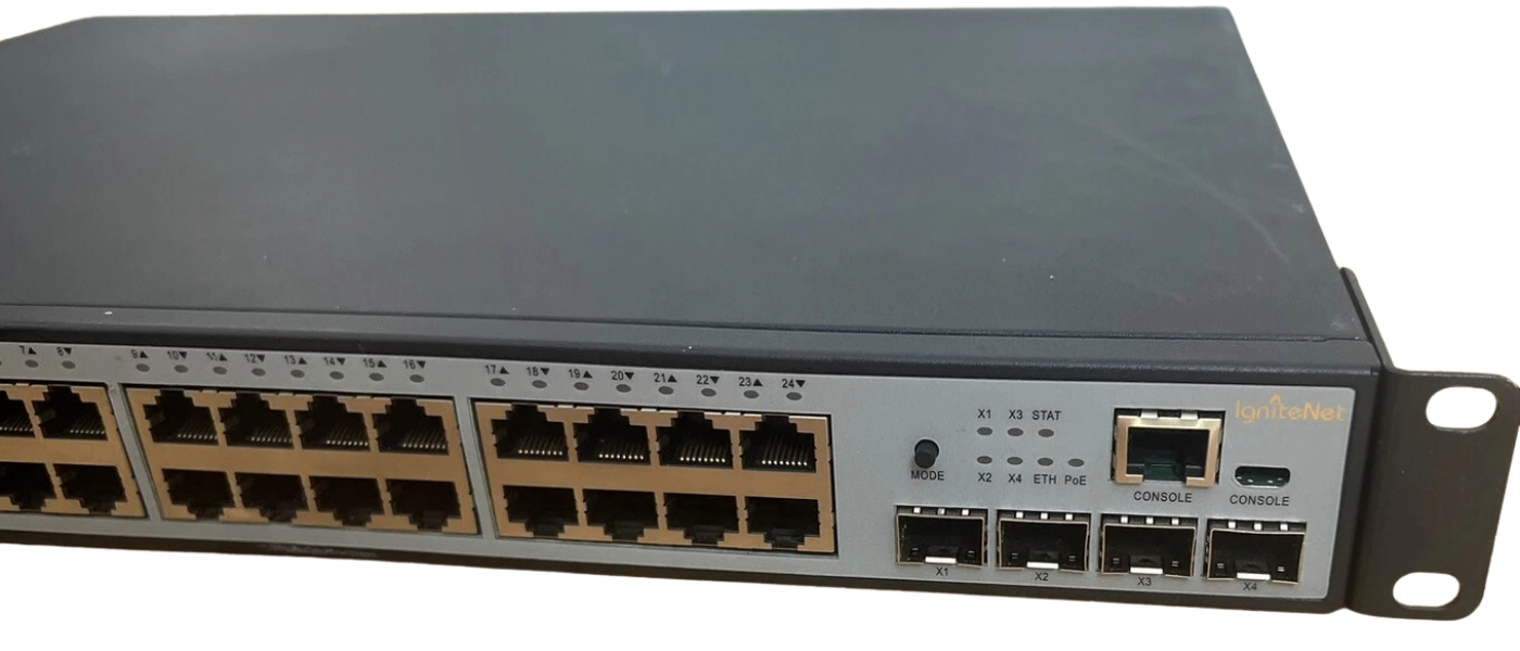 IgniteNet FNS-PoE-24 L2 Yönetilebilir PoE Switch — 4