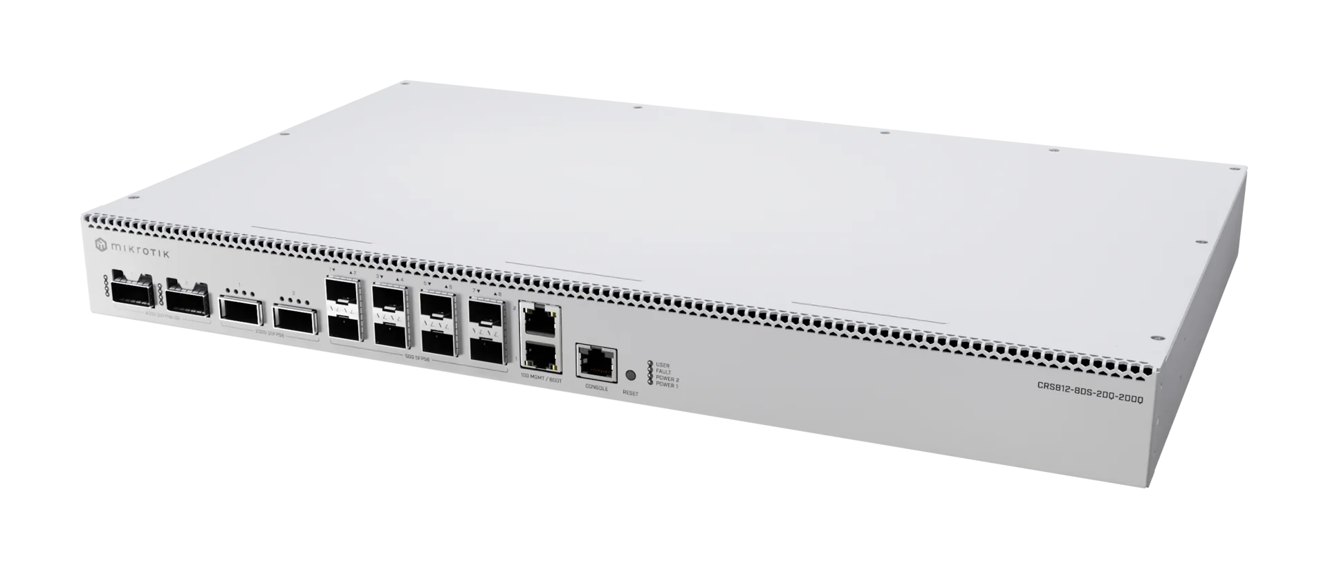 MikroTik CRS812-8DS-2DQ-2DDQ-RM Managed Switch — 1