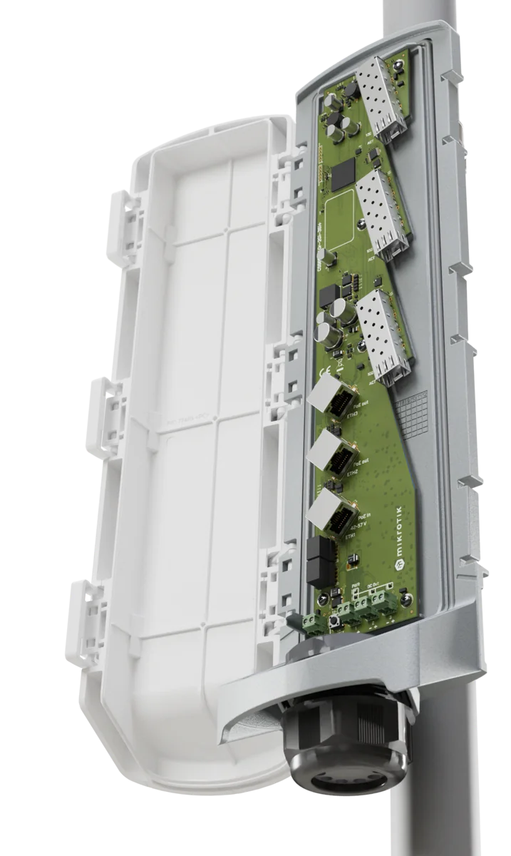 MikroTik CSS606-1G-2Gi-3S+OUT Outdoor Managed Switch — 2