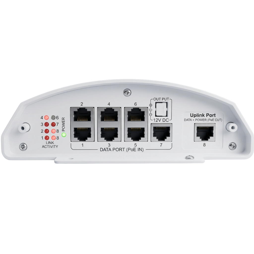 PN-LINK 8 Port PoE+ Gigabit Yönetimsiz Switch — 2